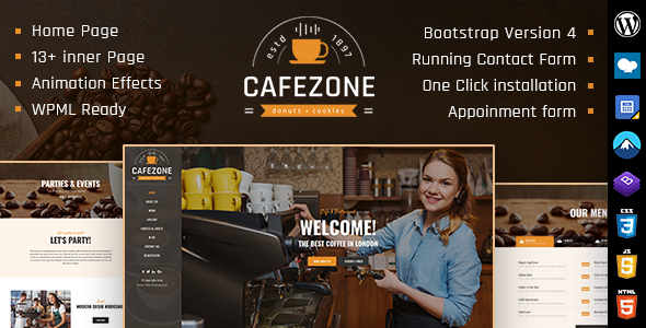 CafeZone | Coffee Restaurant WordPress Theme icon