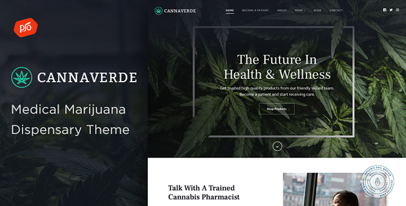Cannaverde - Medical Marijuana Dispensary Theme icon