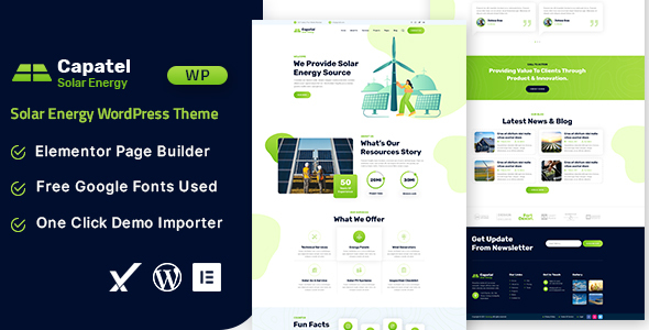 Capatel – Solar Energy WordPress Theme icon