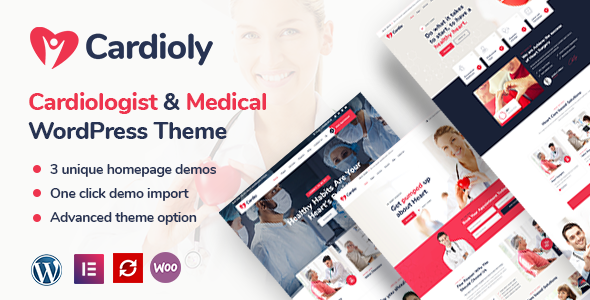 Cardioly - Cardiologist and Medical WordPress theme icon