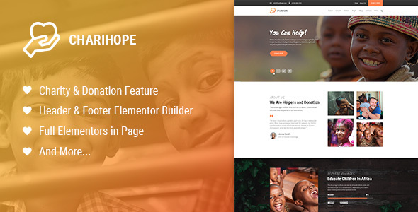 Charihope - Charity and Donation WordPress Theme icon