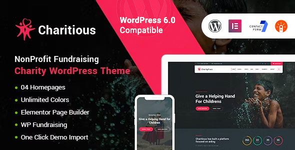 Charitious - NonProfit Fundraising Charity WordPress Theme icon