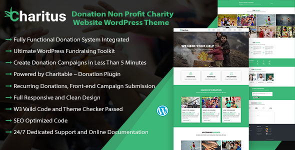 Charitus - Charity WordPress Theme with Donation System icon