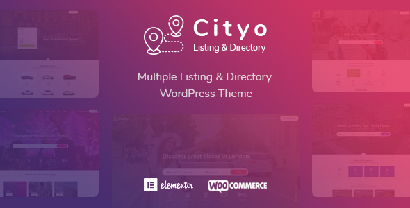 Cityo - Multiple Listing Directory WordPress Theme icon