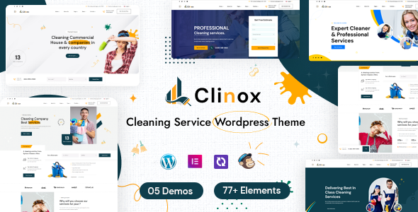 Clinox - Cleaning Services WordPress Theme icon