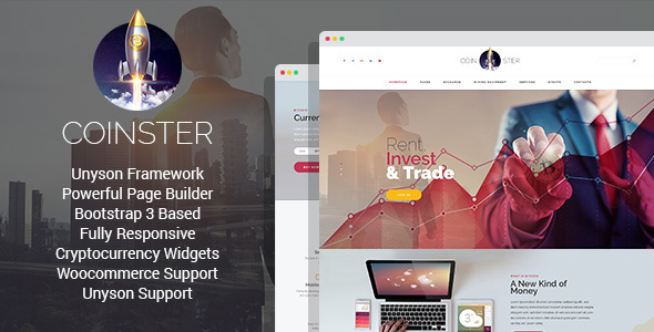 Coinster - Mining and Cryptocurrency Exchange WordPress Theme icon