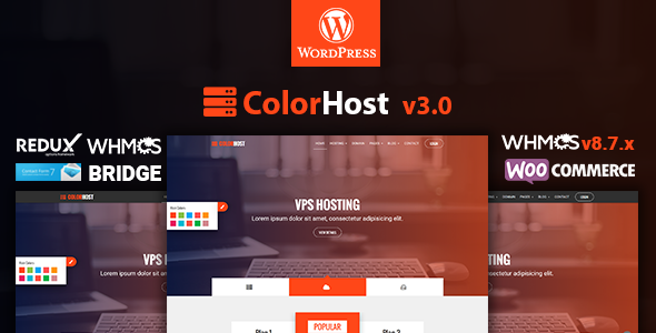 ColorHost | Responsive Web Hosting and WHMCS WordPress Theme icon