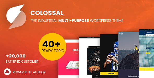 Colossal - Industrial multi-purpose WordPress Theme icon