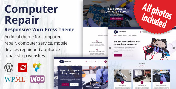 ComRepair - Computer Repair Services WordPress Theme icon