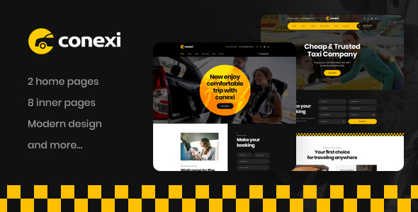 Conexi - Taxi Booking Service WordPress Theme + RTL icon