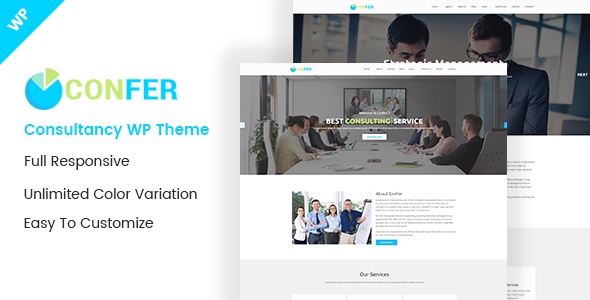 Confer - Consultancy, Finance & Business WordPress theme icon