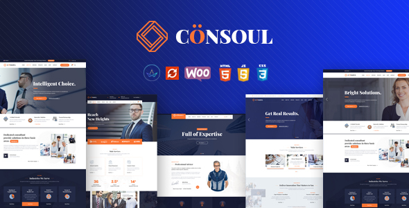 Consoul - Consulting Business WordPress Theme icon