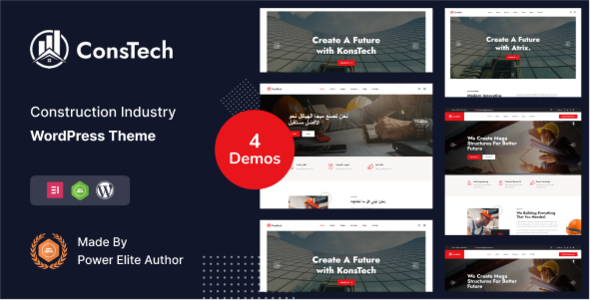 Constech - Construction WordPress Theme icon