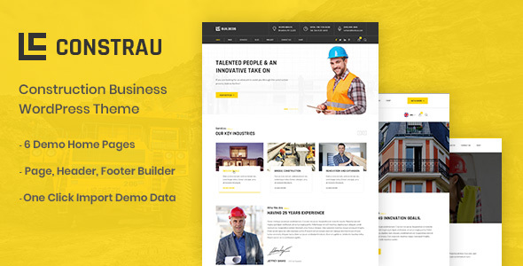 Constrau - Construction Business WordPress Theme icon