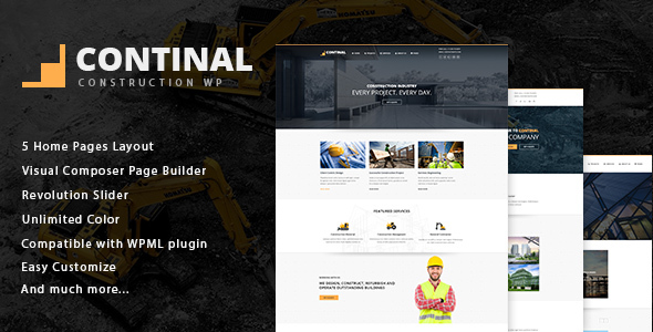 Continal - Construction & Business WordPress Theme icon