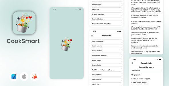 CookSmart Recipe - iOS App icon
