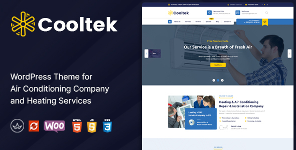 CoolTek - Air Conditioning Services WordPress Theme icon