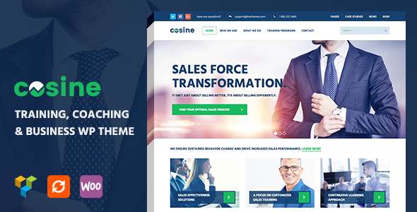 Cosine - Training & Coaching WordPress Theme icon