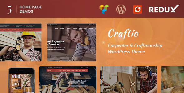 Craftio - Carpenter WordPress Theme icon