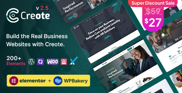 Creote - Corporate & Consulting Business WordPress Theme icon