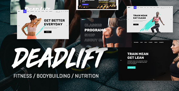 Deadlift - Fitnesss and Bodybuilding WordPress Theme icon