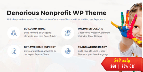 Denorious | Nonprofit and Political Fund Raising WP Theme icon