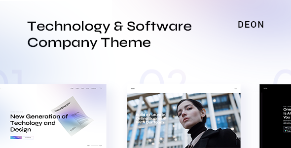 Deon - Technology and Software Company Theme icon