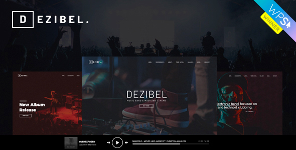 Dezibel - Music Band & Musician WordPress Theme icon