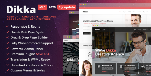 Dikka - Responsive Multi-Concept WordPress Theme icon
