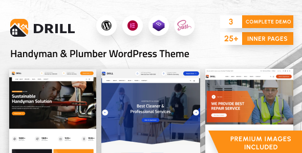 Drill - Handyman Services WordPress Theme icon