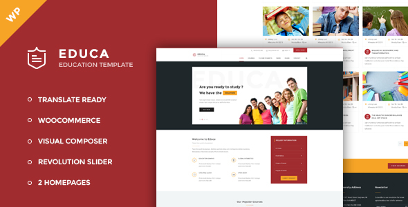 Educa - Education, Courses and Events WordPress Theme icon