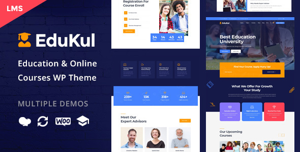 Edukul | Online Courses WordPress Theme icon