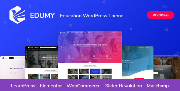 Edumy - LMS Online Education Course WordPress Theme icon