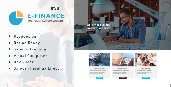 Efinance: Consultancy WordPress Theme icon