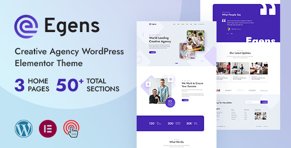 Egens - Creative Agency WordPress Theme icon