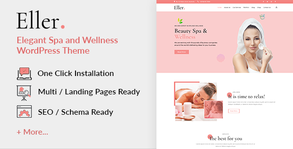 Eller - Elegant Spa & Wellness WordPress Theme icon