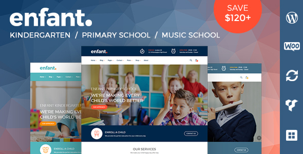 Enfant - School and Kindergarten WordPress Theme icon