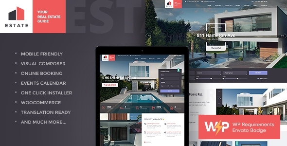 Estate - Property Sales & Rental WordPress Theme + RTL icon