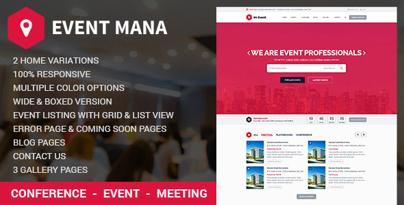 Event Management WordPress Theme icon