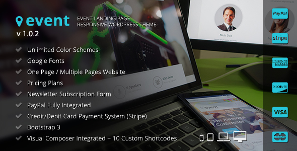 Event - WordPress Landing Page Theme icon