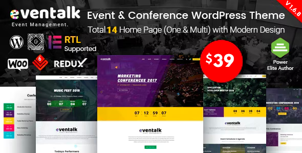 EvnTalk - Event Conference WordPress Theme icon