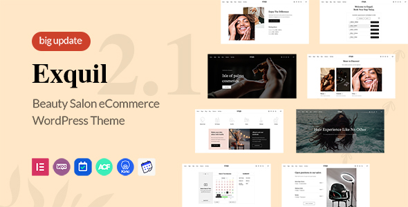 Exquil – Beauty Salon eCommerce Theme icon