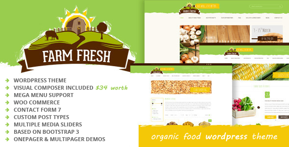 Farm Fresh - Organic Products WordPress Theme icon