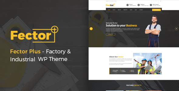 Fector Plus - Factory & Industrial WordPress Theme icon