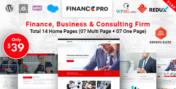 Finance Pro - Business & Consulting WordPress Theme icon