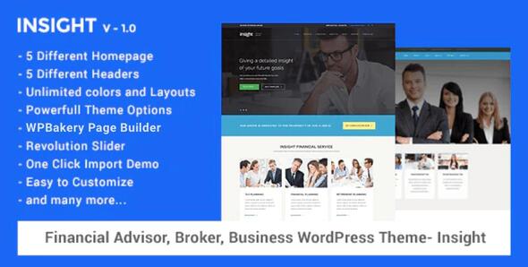 Financial Advisor, Business WordPress Theme - Insight icon