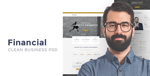 Financial - Startup Business WordPress Theme icon