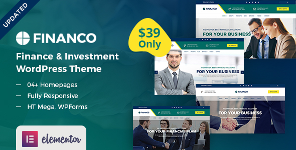 Financo - Finance WordPress Theme icon