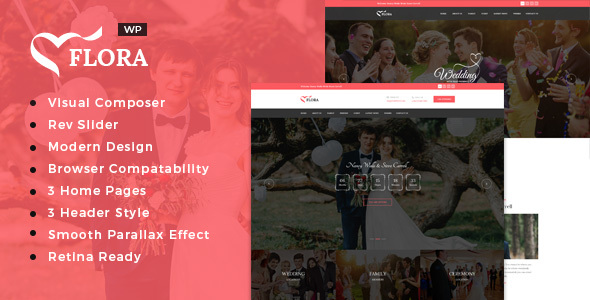 Flora - WordPress Wedding Theme icon