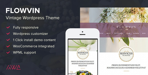 FlowVin - Vintage Flower Shop WordPress Theme icon